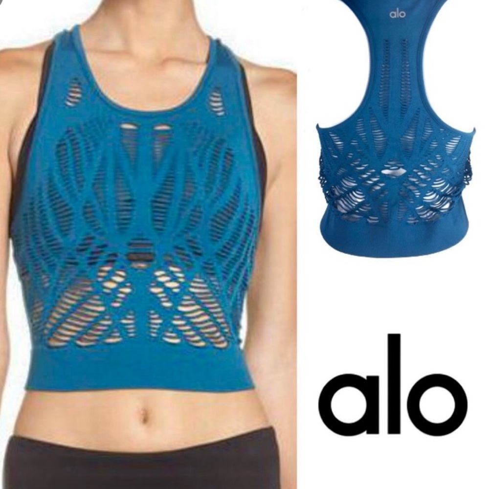 ALO yoga - vixen crop tank M